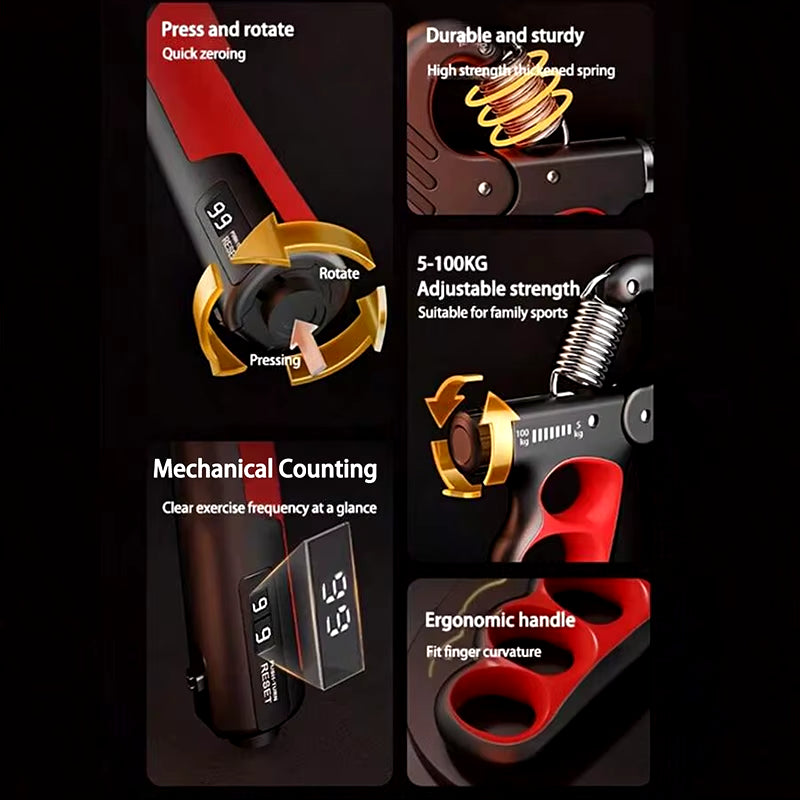 Grip Master – Handmuskeltrainer mit Widerstand