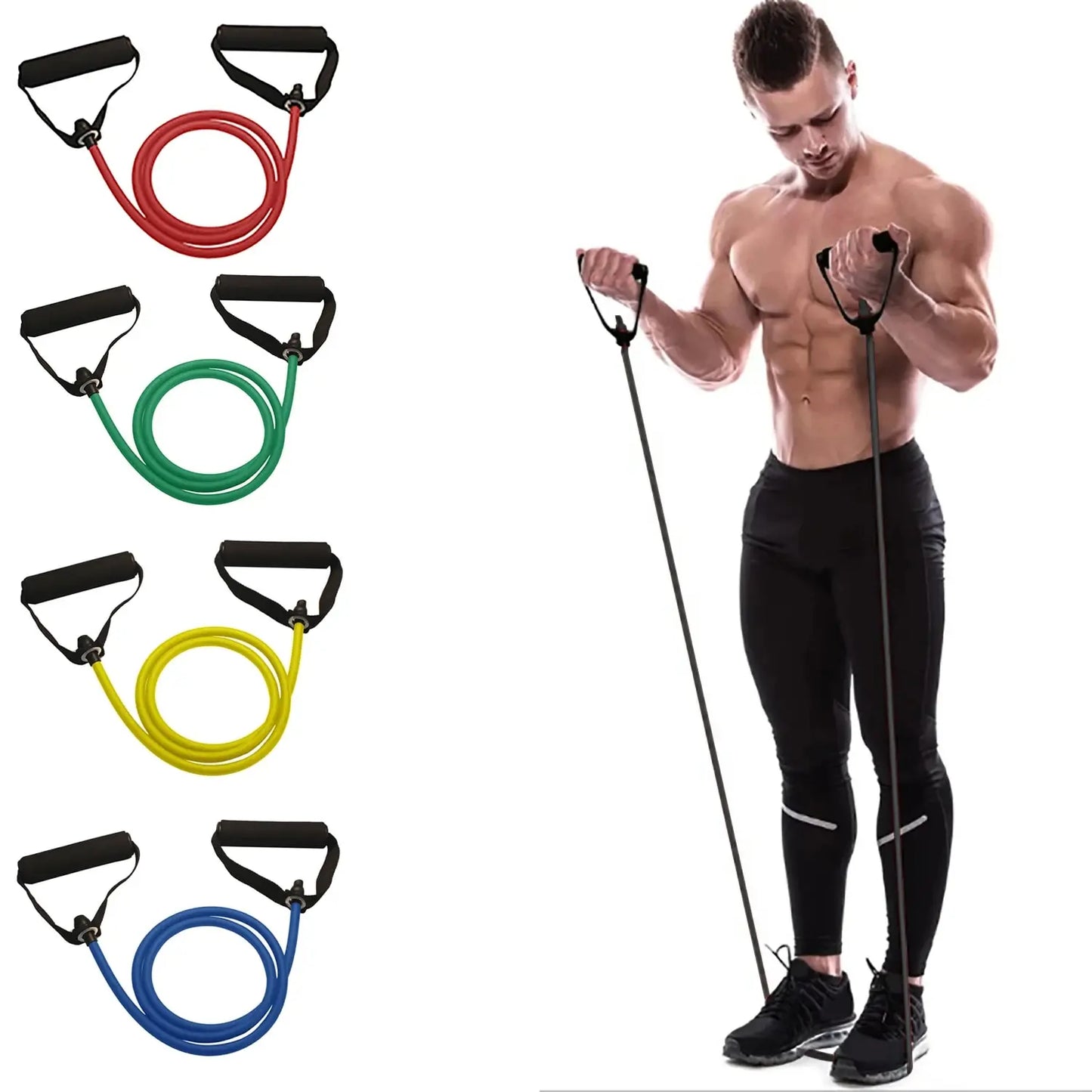 PowerBand – Widerstandsband mit Griffen
