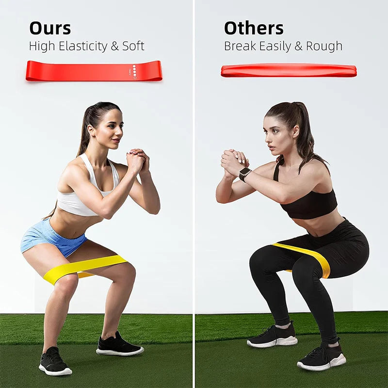 Fitness-Widerstandsband – Elastisches Trainingsband in verschiedenen Stärken für Krafttraining, Yoga & Mobility