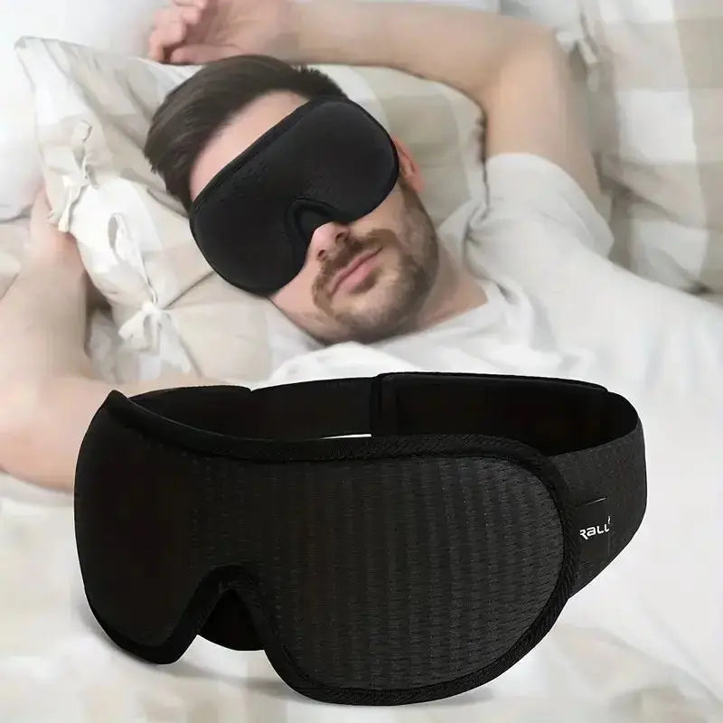 3D-Schlafmaske – Ergonomische Augenmaske für erholsamen Schlaf & Reisen