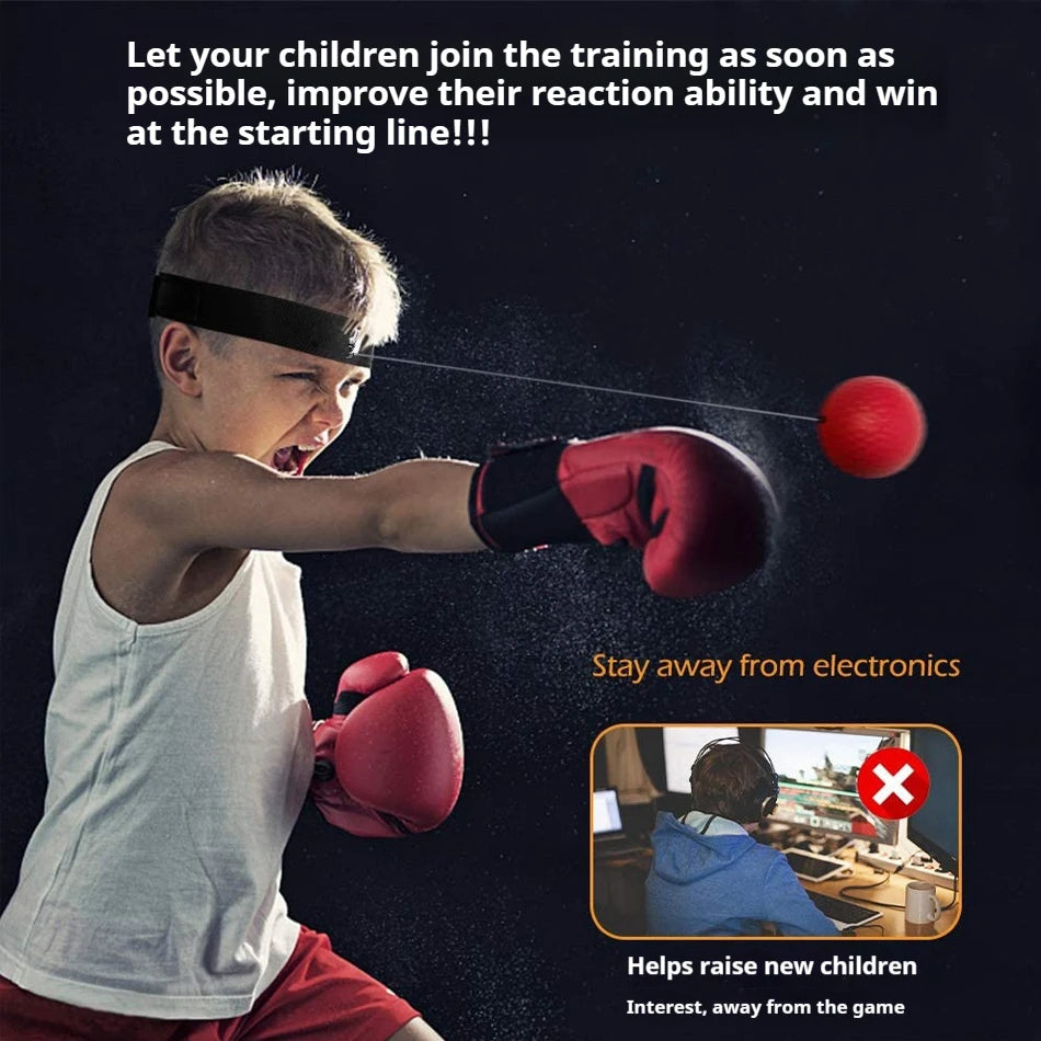Boxing Reflex Ball – Kopfmontiertes Trainingsgerät zur Verbesserung von Reaktion & Koordination