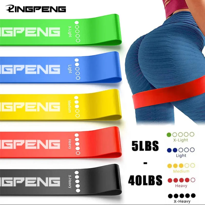 Fitness-Widerstandsband – Elastisches Trainingsband in verschiedenen Stärken für Krafttraining, Yoga & Mobility