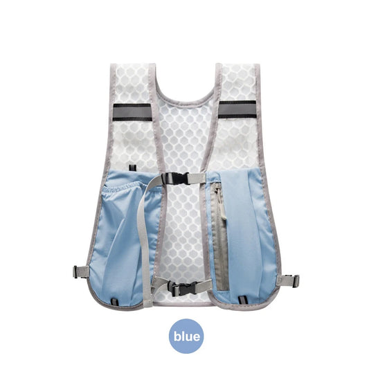 Laufweste Pro – Ultraleichte Trinkweste mit reflektierenden Taschen für Joggen, Wandern & Training